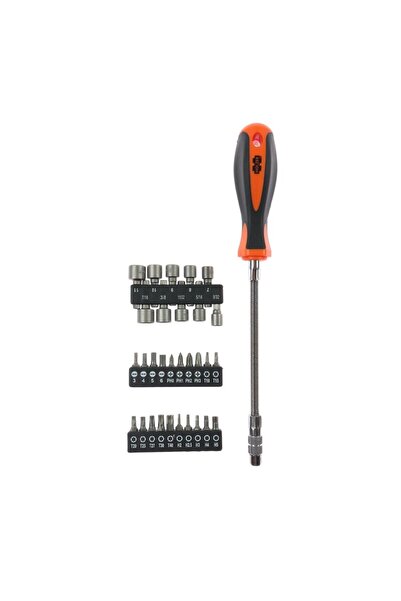 OEM Flexible screwdriver, Holzer 531131 + 30 accessories