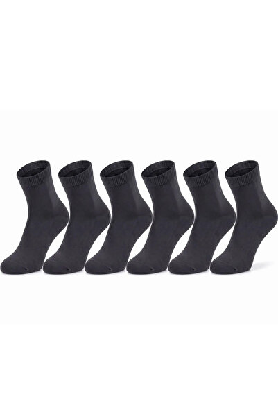 Berselya Underwear&Accessories Erkek Kısa Konç 6'li Bambu Çorap 40-44 Dikişsiz Burun Nefes Alan Yumuşak Günlük Patik Çorap