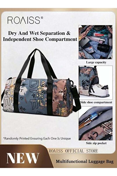 Arabest Luggage Bag,Large Capacity Carry-On,Multi-Functional Duffel Bag,Unise...