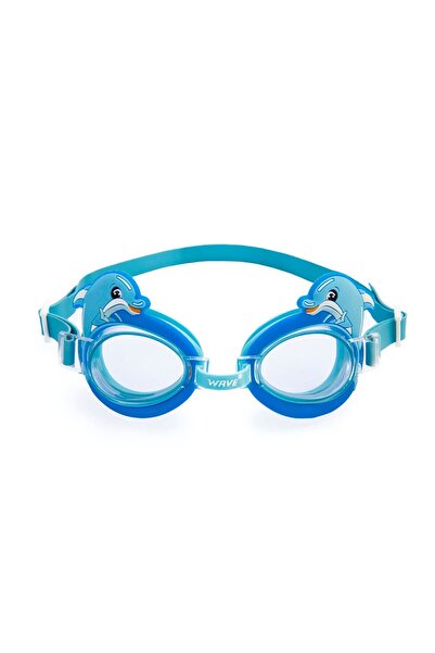 OEM Ochelari Inot pentru Copii Bleu Rechin 3-6 Ani