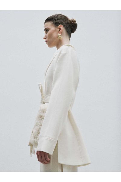 BAQA Belted Jacket with Pocket Detail