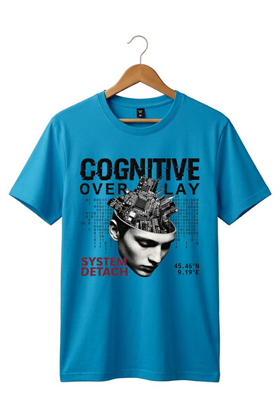 The Baski Σύστημα Γνωσιακής Επικάλυψης Detach Design Τυπωμένο Unisex Y2k Stre...