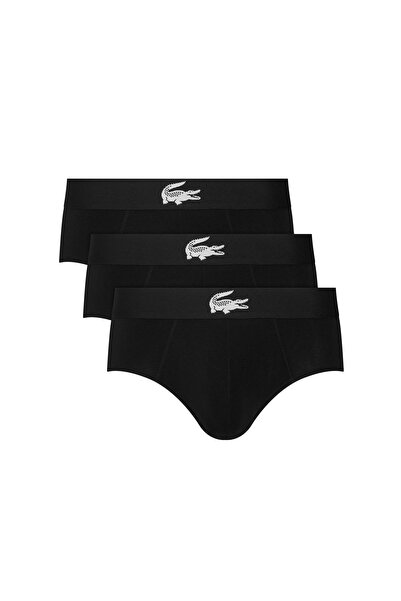 Lacoste Set de chiloți pentru bărbați 8H7761 Negru