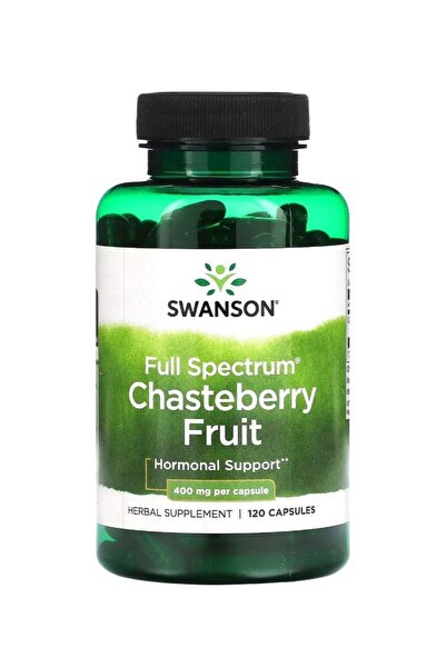 SWANSON Full Spectrum® Chasteberry Fruit, 400 mg, 120 Vegan Capsules