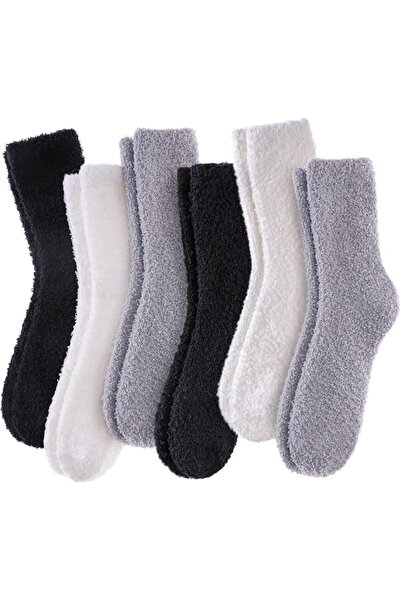 GENERAL Linyimin Women's Winter Warm Fuzzy Cozy Slipper Socks Microfiber Sock...