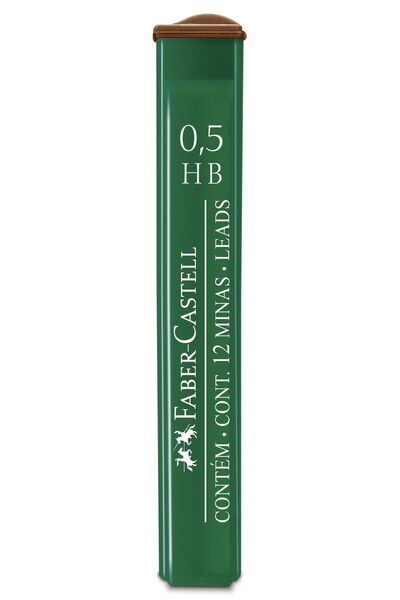 Faber Castell Моливна графитна сърцевина 0.5 мм HB полимерна Фабер-Кастел