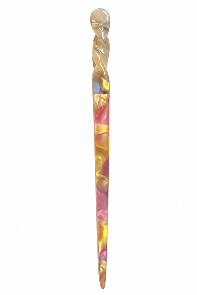 Jack Ferrero Elegant Patterned Hair Stick Bun Clip Stylish Hair Accessory for...