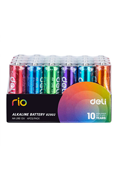MC Micostore Baterii r6(aa) alcaline colorate 4 buc/set deli