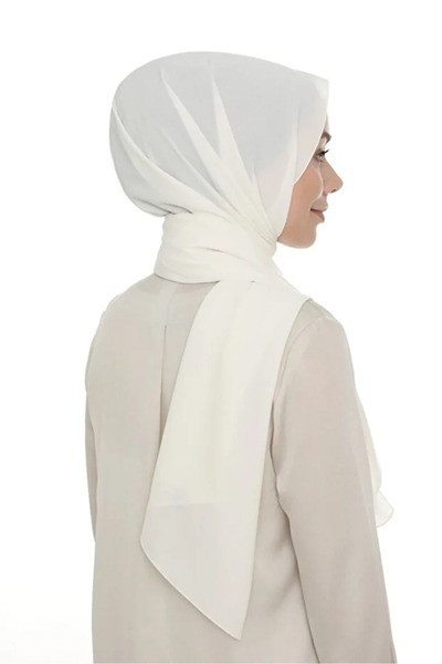 Yüsra Shop Levidor White Aerobin Cazz Shawl