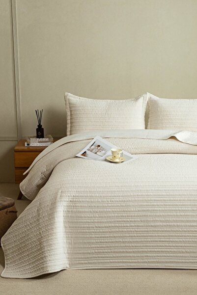DANTEELHOME Majesty Double Bedspread Cream