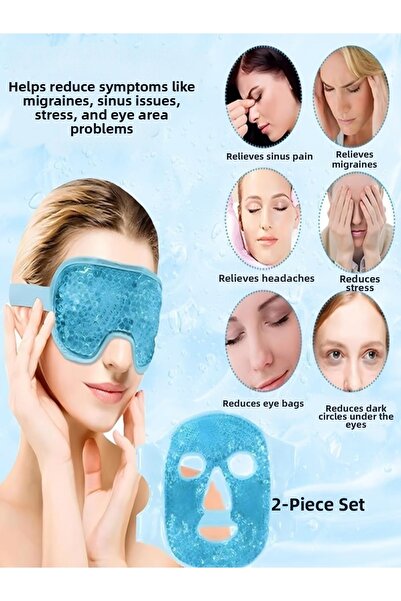 Arzu Güzel Cosmetics 2-Pack Mask Set Hot/Cold Application Face and Eye Mask M...
