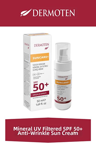 Dermoten Suncare+ Spf50 Sunscreen Anti-Wrinkle