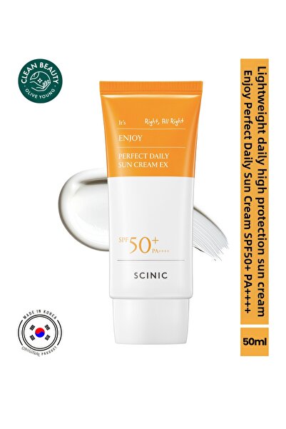 SCINIC Enjoy Perfect Daily Sun Cream Ex Spf50+ Pa++++ Lightly Formulated Dail...