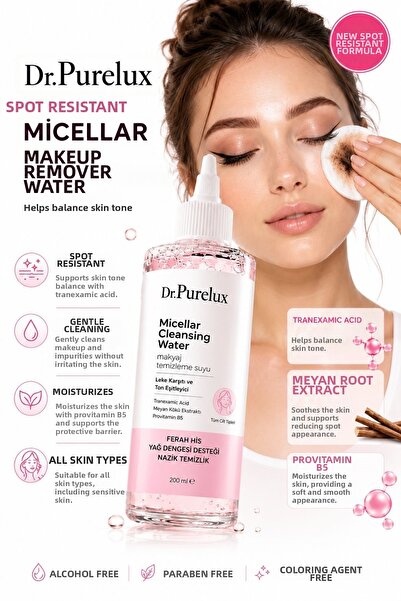 Dr.Purelux Anti-Blemish and Tone Equalizing Micellar Cleansing 200 ml |   Tra...
