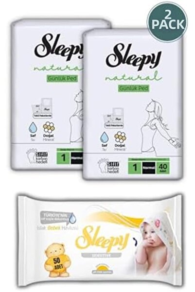 Yıldızan Ttkteknoloji̇ Natural Ultra Sensitive Hygienic Daily Pads Normal 80 ...