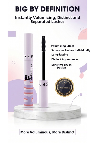 SEPHORA COLLECTION Big by Definition Eyelash Separator Long-Lasting Black Vol...