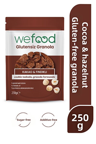 Wefood جرانولا خالية من الغلوتين بالكاكاو والبندق 250 جرام