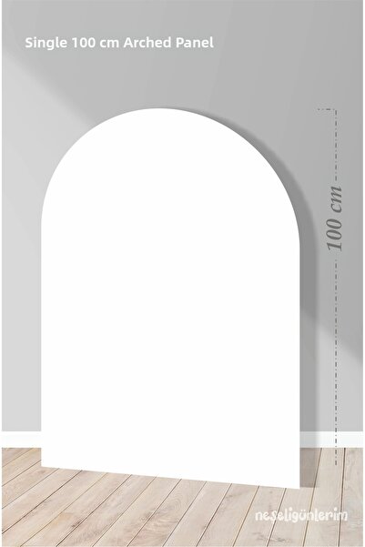 neşeli günlerim Fundal panou publicitar cu picioare albe 100 cm |   Design | ...