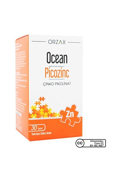 Orzax أوشن بيكوزينك زنك بيكولينات 30 قرص