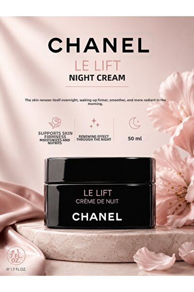 Chanel كريم ليلي ليفت مضاد للتجاعيد ومشدود ومجدد للبشرة 50 مل