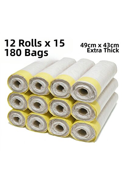 YerliÇöpPoşeti Drawstring Trash Bag - 49Cmx43Cm - Cat Litter Bag 12X15 Total ...