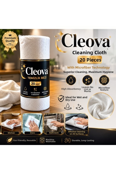 cleova Cleaning and Dusting Cloth for Disposable Mop