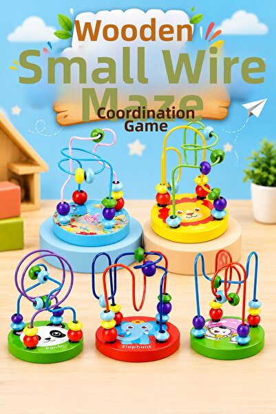 Circle Toys Wooden Small String Coordination Game 1 Piece – Montessori Educat...