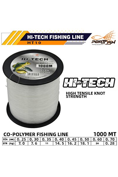 Port Fish Portfish Hi-Tech Bobbin Fishing Line 1000m 0.45