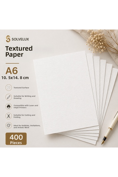 SOLVELUX ورق توال بنمط مميز متوافق مع الطابعات، ورق للهوايات والدعوات 315 جرا...