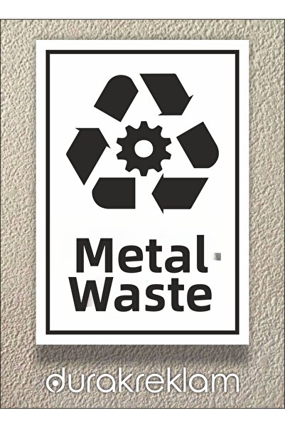 DURAK REKLAM Metal Waste Sheet A3 30X40 cm