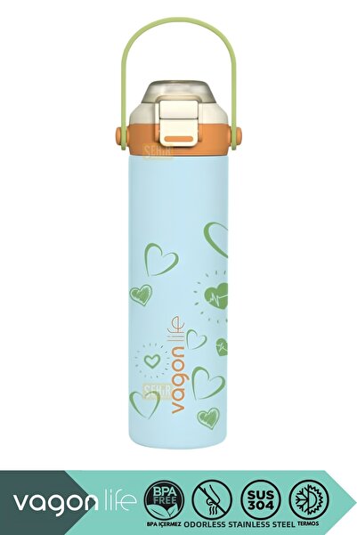 Vagonlife 600ml New Collection Patterned 6-Hour Hot/Cold Stainless Steel Ther...