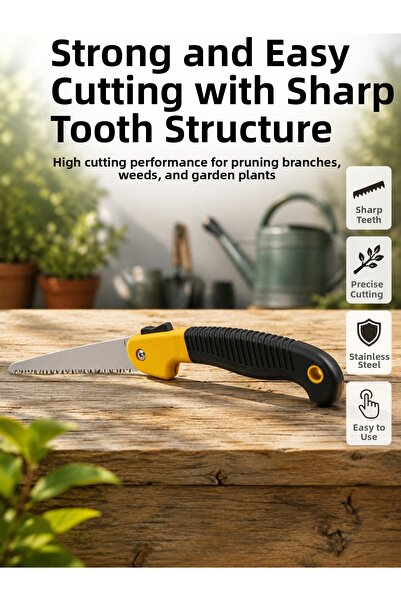 OtoTech Ergonomic Handle Foldable Pruning Saw