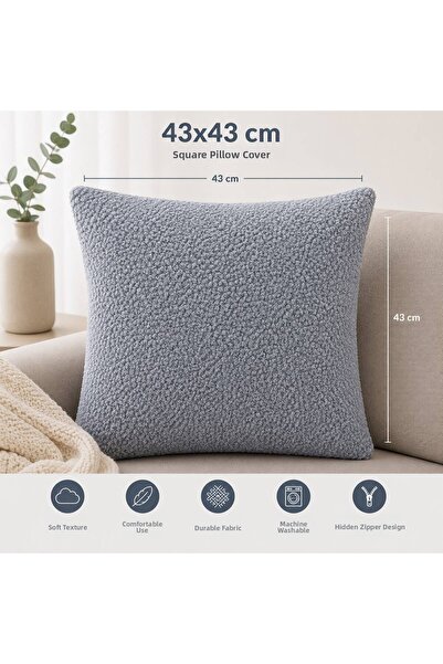 essense Home&Living غطاء وسادة بوهيمي 2 قطعة 43x43