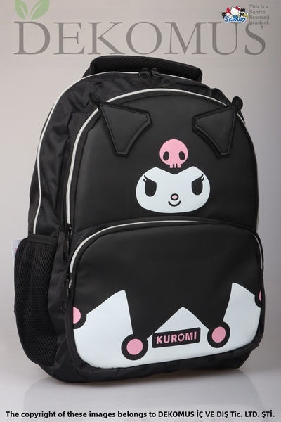 kuromi x Geantă de școală supradimensionată din colecția Dark Delight, licenț...