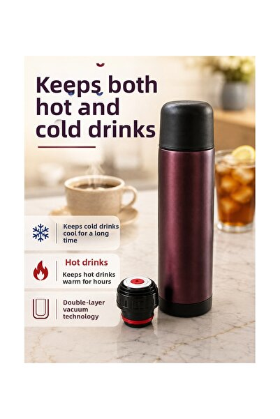pınaxar Stainless Steel Vacuum Thermos Hot and Cold Beverage Thermos