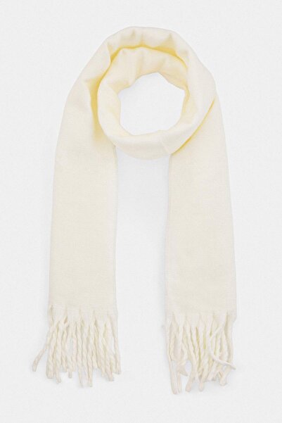 TRENDYOL SHOES Ecru Knitted Women's Scarf Twoaw26At00010