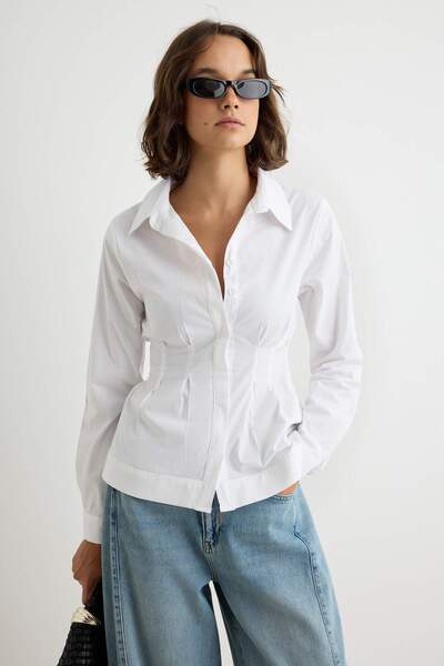Trendyol Collection White Shirt Twoaw27Go00099