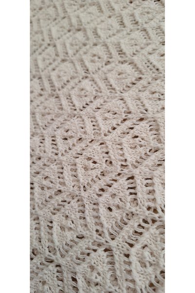 liva triko Women's White Knitwear Beach Dress