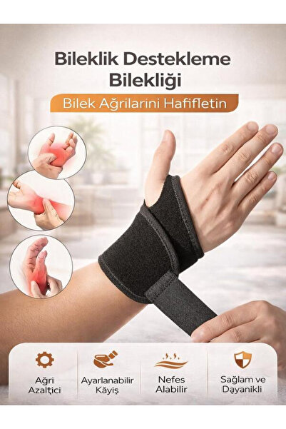 Ankaflex Exp Bilek Bandajı Ortopedik Spor Bandı Statik El Bilek Ateli Ayarlanabilir Bilekliği Burkulma Aparat