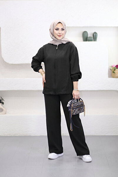 Suede Style 5768 - طقم نسائي أنيق ومريح من قماش مودال ناعم محبوك