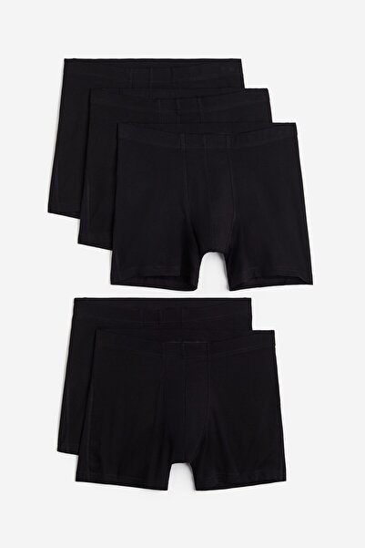 H&M 5'li Pamuklu Boxer Şort