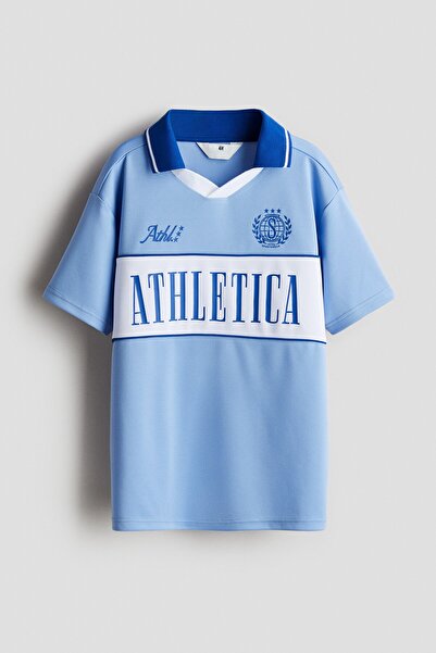 H&M Yakalı Futbol Tişörtü