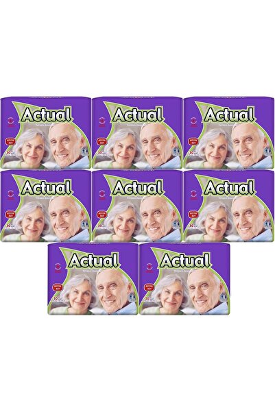 ACTUEL Actual Adult Diapers with Waist Band L - Large - Big 240 Pieces (8Pk*30)