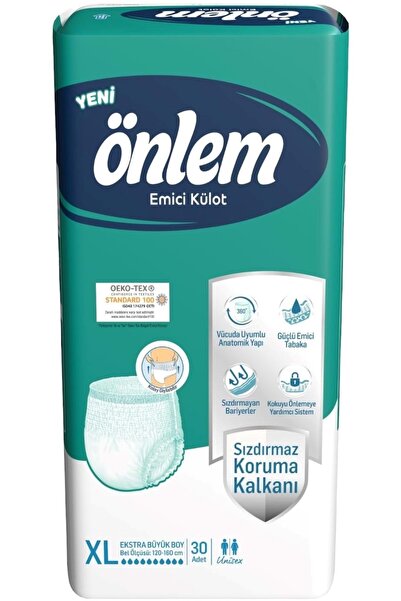 ÖNLEM Emici Külot Yetişkin Bezi XL- Extra Large - Ekstra Büyük (30 Adet)