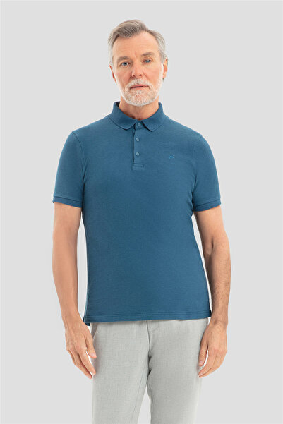 Sabri Özel Düğmeli Polo Yakak Erkek T-Shirt Parlement