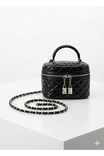 H&D COLLECTİON Μαύρη τσάντα χιαστί από συνθετικό δέρμα Almira για γυναίκες, Μ...