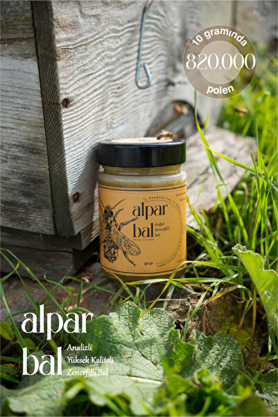 ALPAR BAL Alpar Bal Zencefilli Doğal Bal 450 G