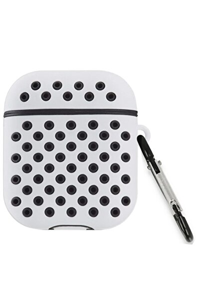 TakÇalıştır حافظة Airpods 2 (الجيل الثاني) الرياضية المثقبة - رمادي-أسود