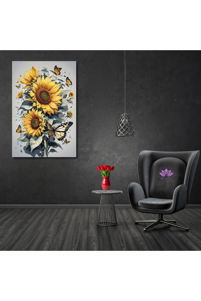 Genel Markalar Renkli Baskılı Sayılarla Boyama Hobi Seti (Çerçeveli) 40x50 cm...