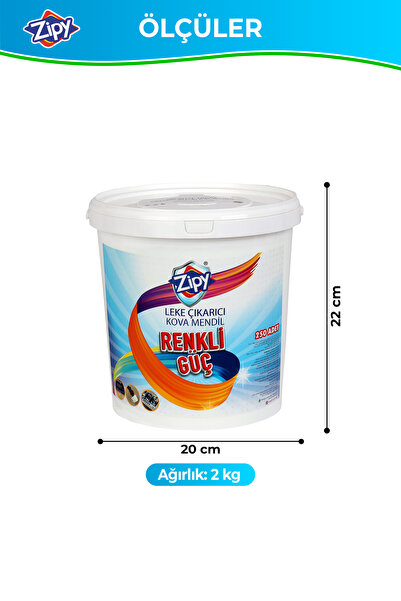 zipy Güçlü Leke Çıkarıcı Islak Kova Mendil 250 Adet Temizlik Bezi